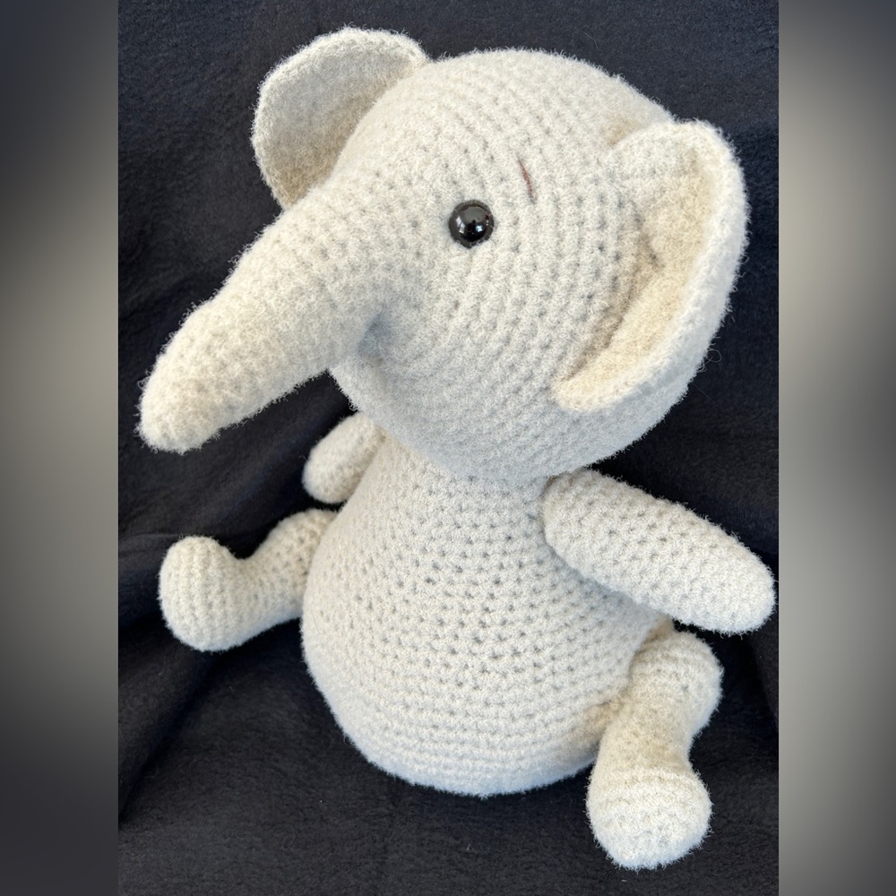 Handmade Crochet Elephant Plush